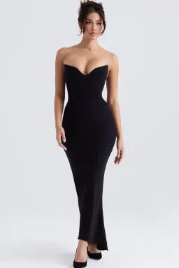 House of CB Sabine Dress Maxi Black Size AU 6 for rent on The Volte - image 1