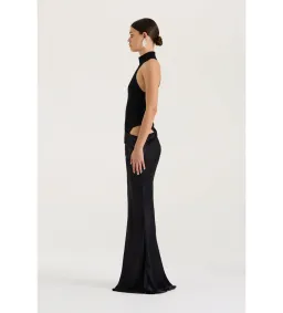 Henne Soraia Maxi Dress in Black Size AU 8 for rent on The Volte - image 3