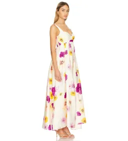 Acler Sandgate Maxi Dress Almond Poppy Size AU 8 for rent on The Volte - image 2