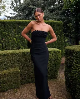 Ance Gria Margo Maxi Dress in Black Size 8/Small  for rent on The Volte - image 2