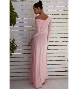 Abyss by Abby Milos Maxi Dress Pink Size S / AU 8 for rent on The Volte - image 3