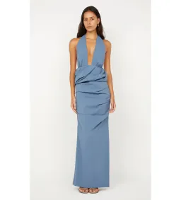 Bec & Bridge Priscilla Bubble Maxi Dress Steel Blue Size 6 for rent on The Volte - image 1