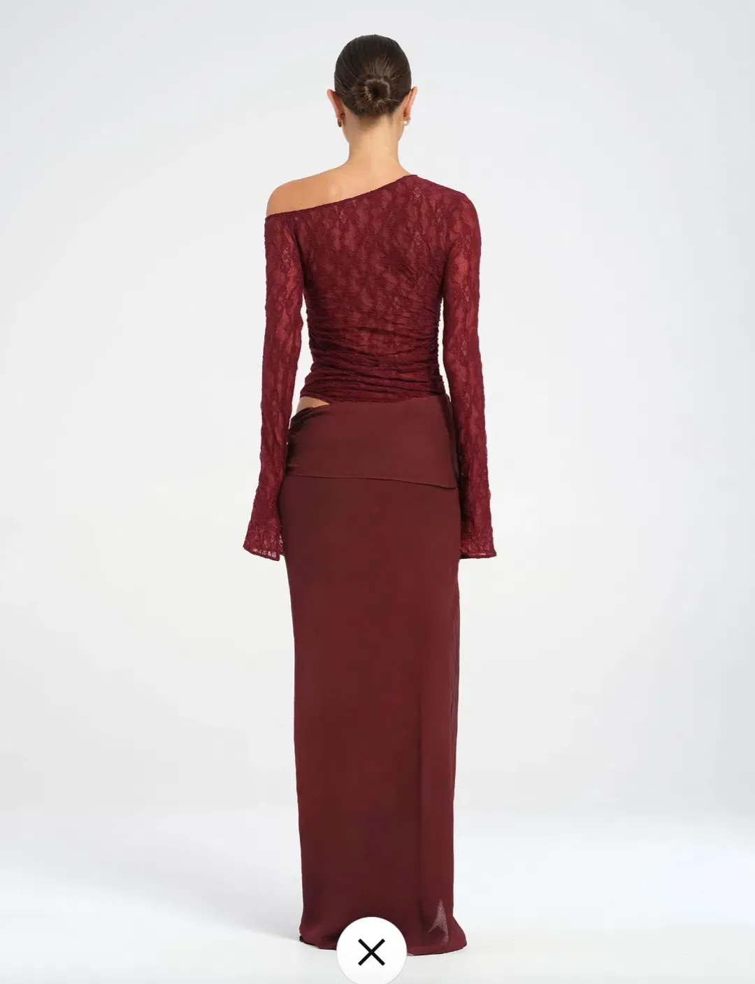 Benni Nova Maxi Dress Red Size 8  for rent on The Volte - main image