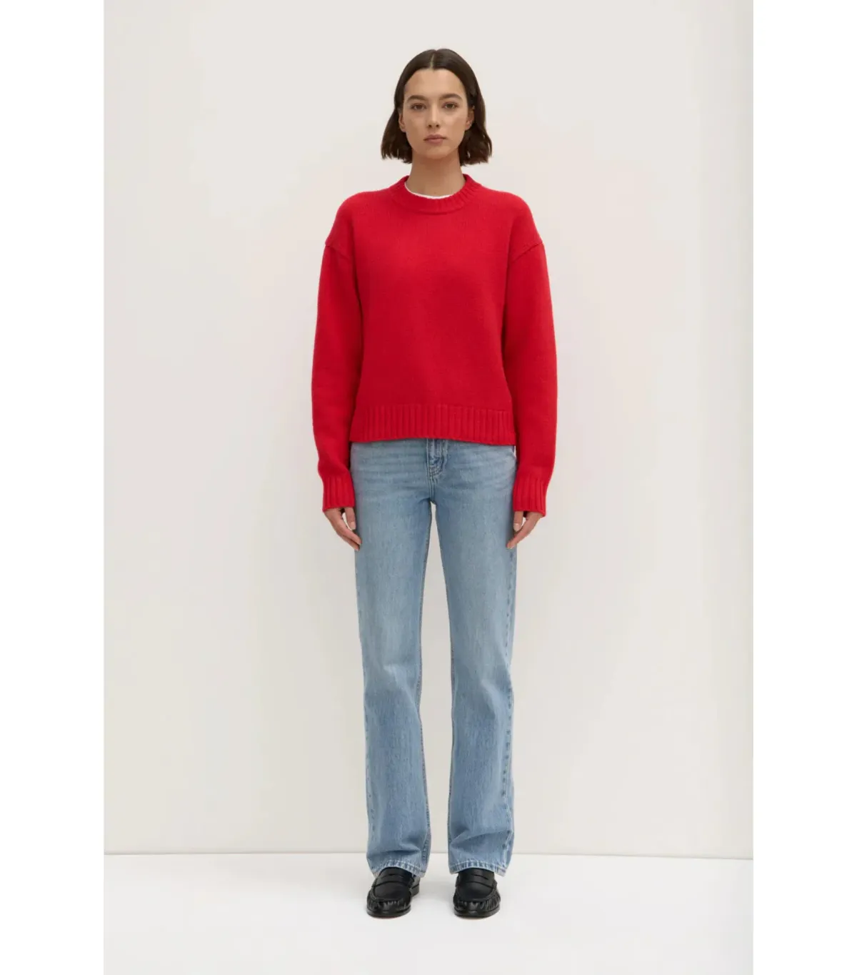 Assembly Label Beau Merino Knit Goji Size M / AU 10 for rent on The Volte - main image