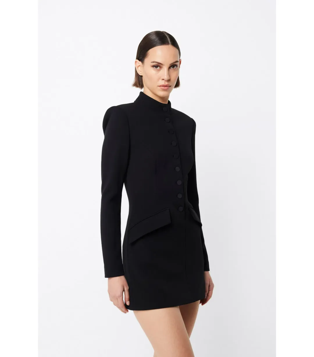 Mossman Network Mini Dress Black Size AU 12  for rent on The Volte - main image