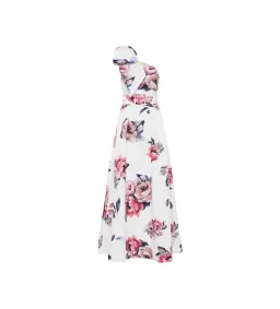 Rebecca Vallance Aveline One Shoulder Gown White Floral Size AU 10 for rent on The Volte - image 6