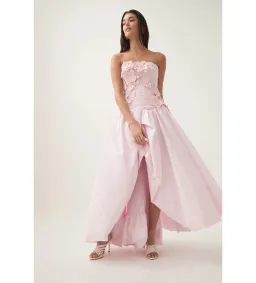 Aje Splendour Flower Gown Pastel Pink Size AU 10 for rent on The Volte - image 2
