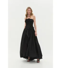Aje Splendour Flower Gown Black Size AU 8 for rent on The Volte - image 1