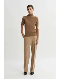 Willow Sui Wool Cashmere Short-Sleeve Polo Knit for rent on The Volte - image 5