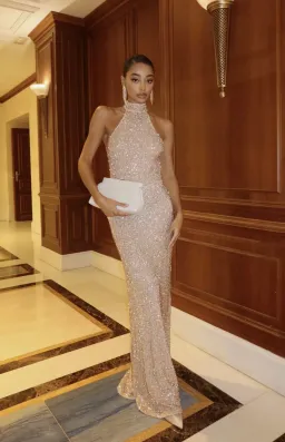 KAOA Sequin Gown Nude Size AU 8 for rent on The Volte - image 1