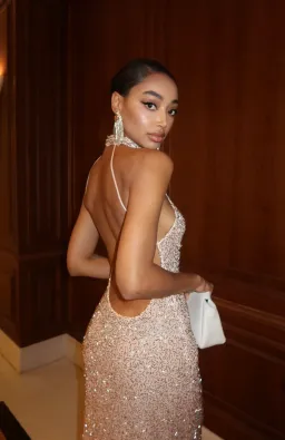 KAOA Sequin Gown Nude Size AU 8 for rent on The Volte - image 2