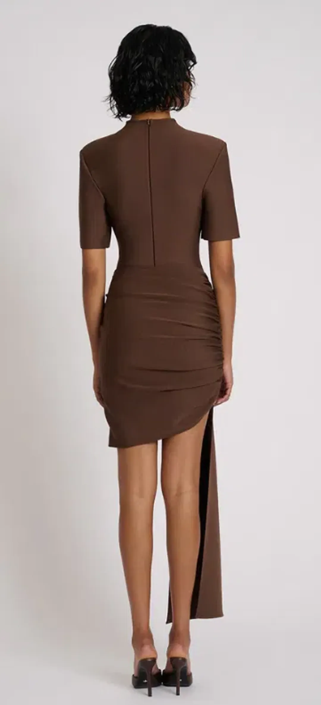 Eliya The Label Eloise Dress Brown XL/AU14 for rent on The Volte - main image