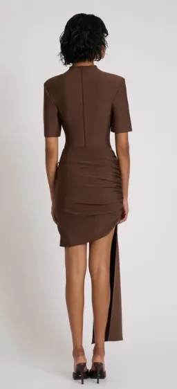Eliya The Label Eloise Dress Brown XL/AU14 for rent on The Volte - image 3