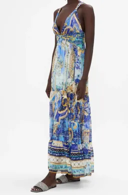 Camilla Views of Vesuvius Dress Blue Size 8  for rent on The Volte - image 2