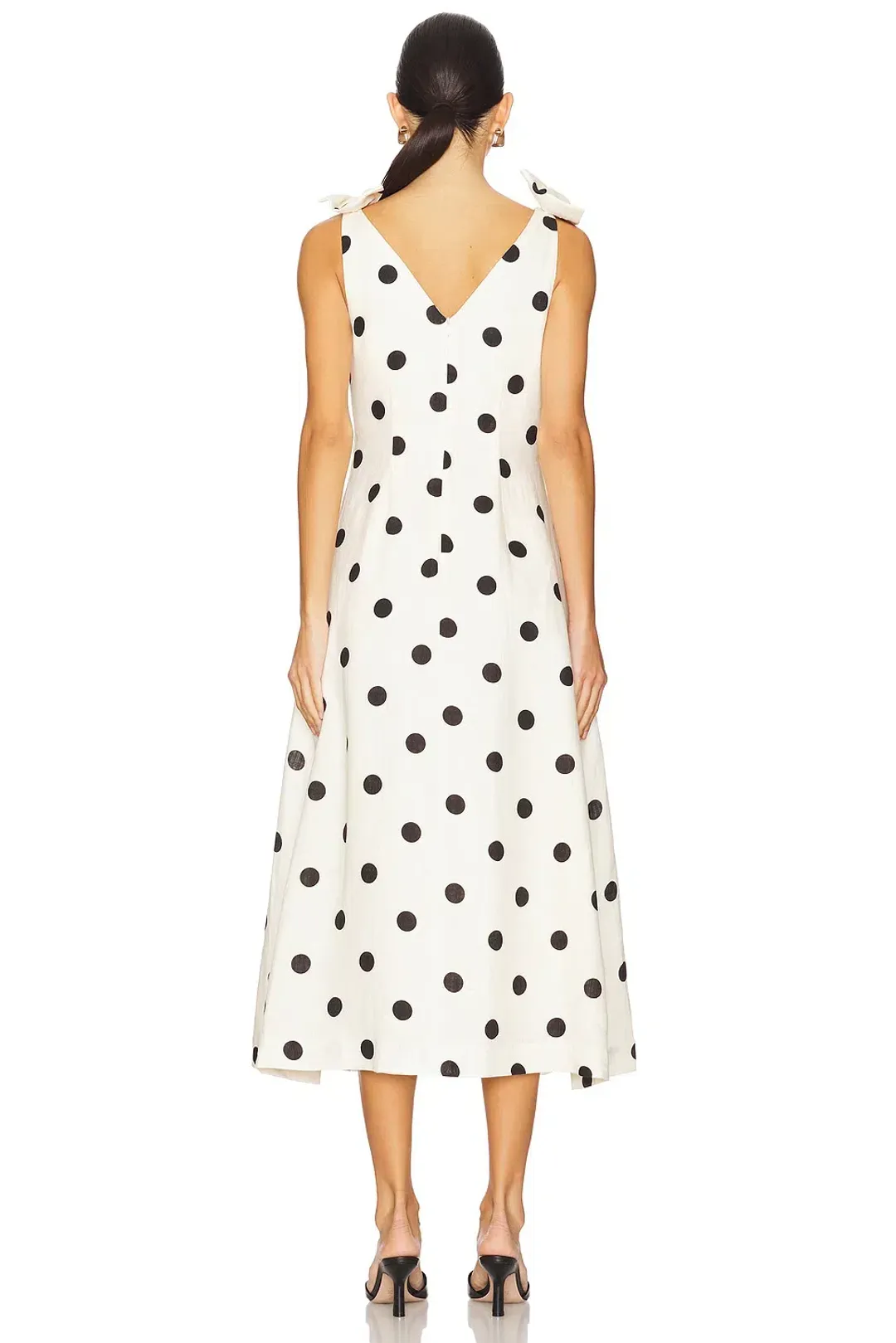Zimmermann Crush V Neck Midi Dress Print Size AU 14 for rent on The Volte - main image