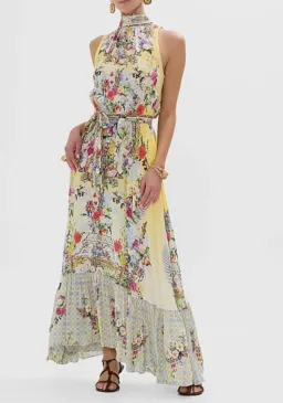 Camilla Necktie Dress With Elasticated Waist Size S/Au 10  for rent on The Volte - image 1