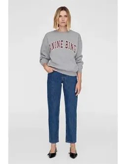 Anine Bing SPENCER CREWNECK SWEATSHIRT Size 8/XS for rent on The Volte - image 2