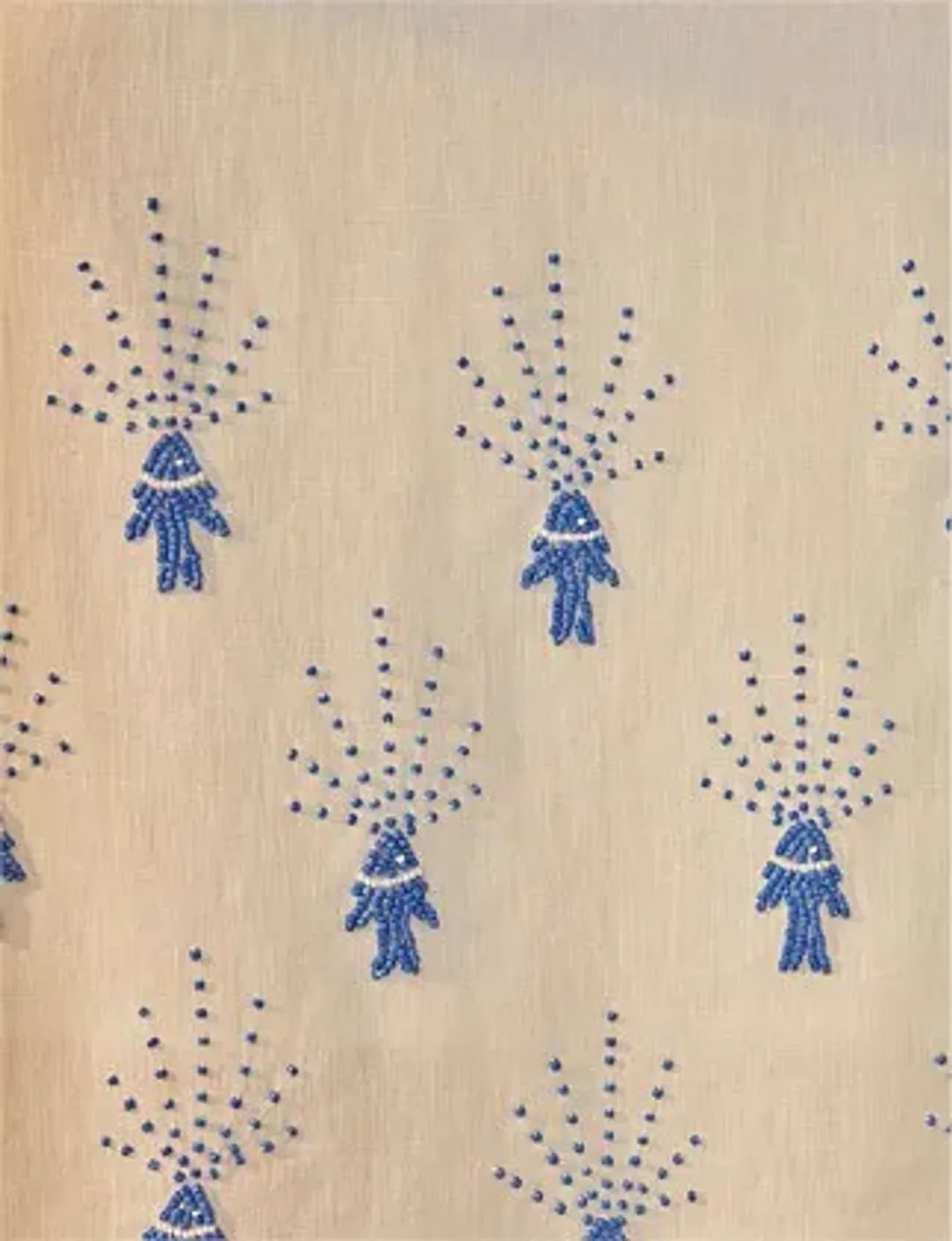 Farm Rio Sea of Fish Embroidered Midi Dress Off-White Size 6/XS for rent on The Volte - main image