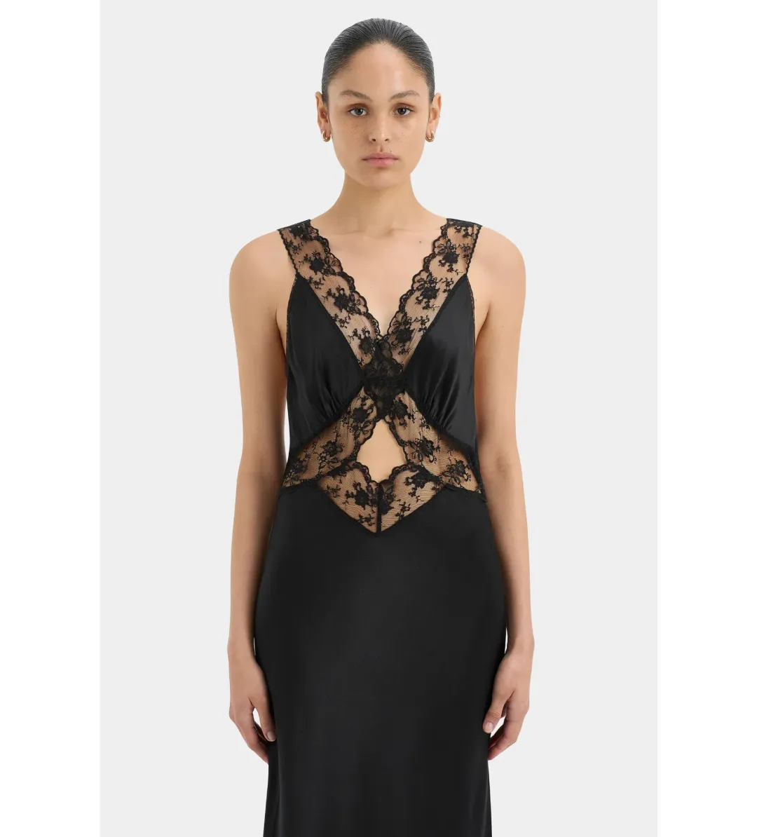 Sir the Label Aries Cut Out Gown Black Size 1 AU 8 for rent on The Volte - main image