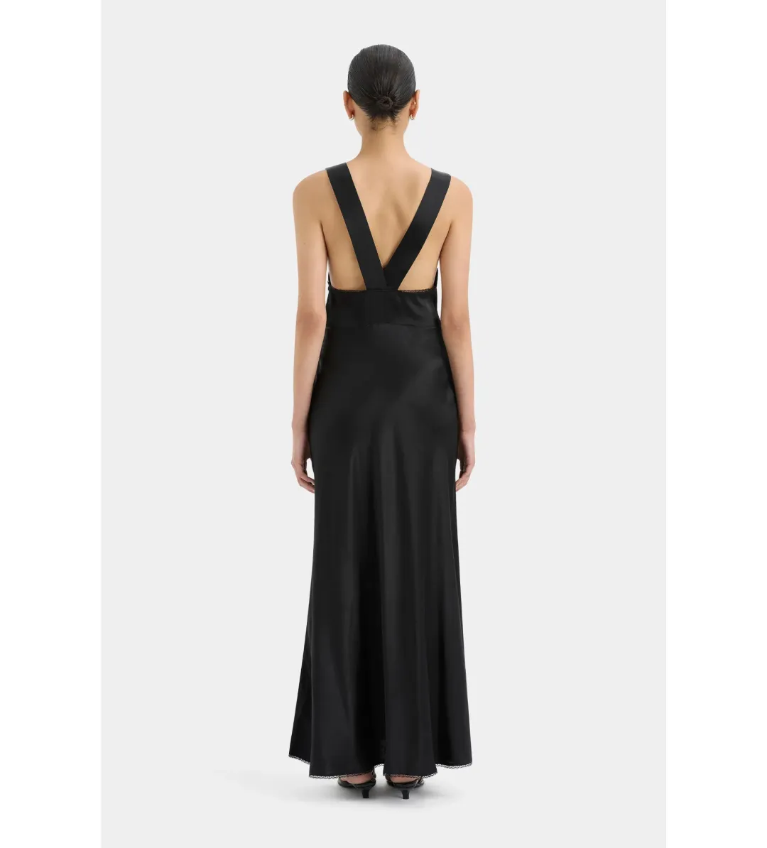 Sir the Label Aries Cut Out Gown Black Size 1 AU 8 for rent on The Volte - main image