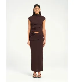Benni  Royce Maxi Dress Brown Size 8 for rent on The Volte - image 1