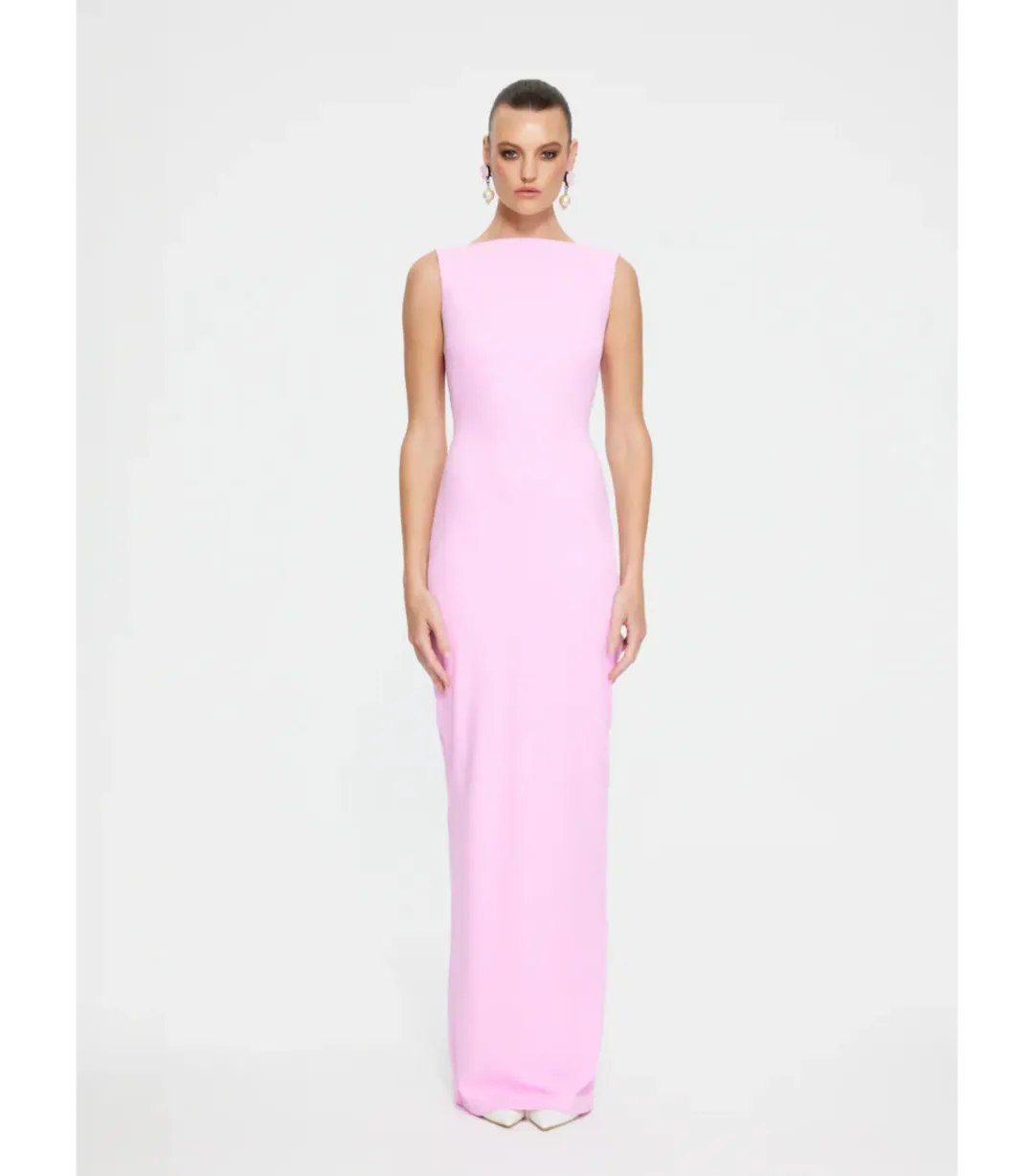 Effie Kats Verona Maxi Gown Taffy Pink Size S / AU 8 for rent on The Volte - main image