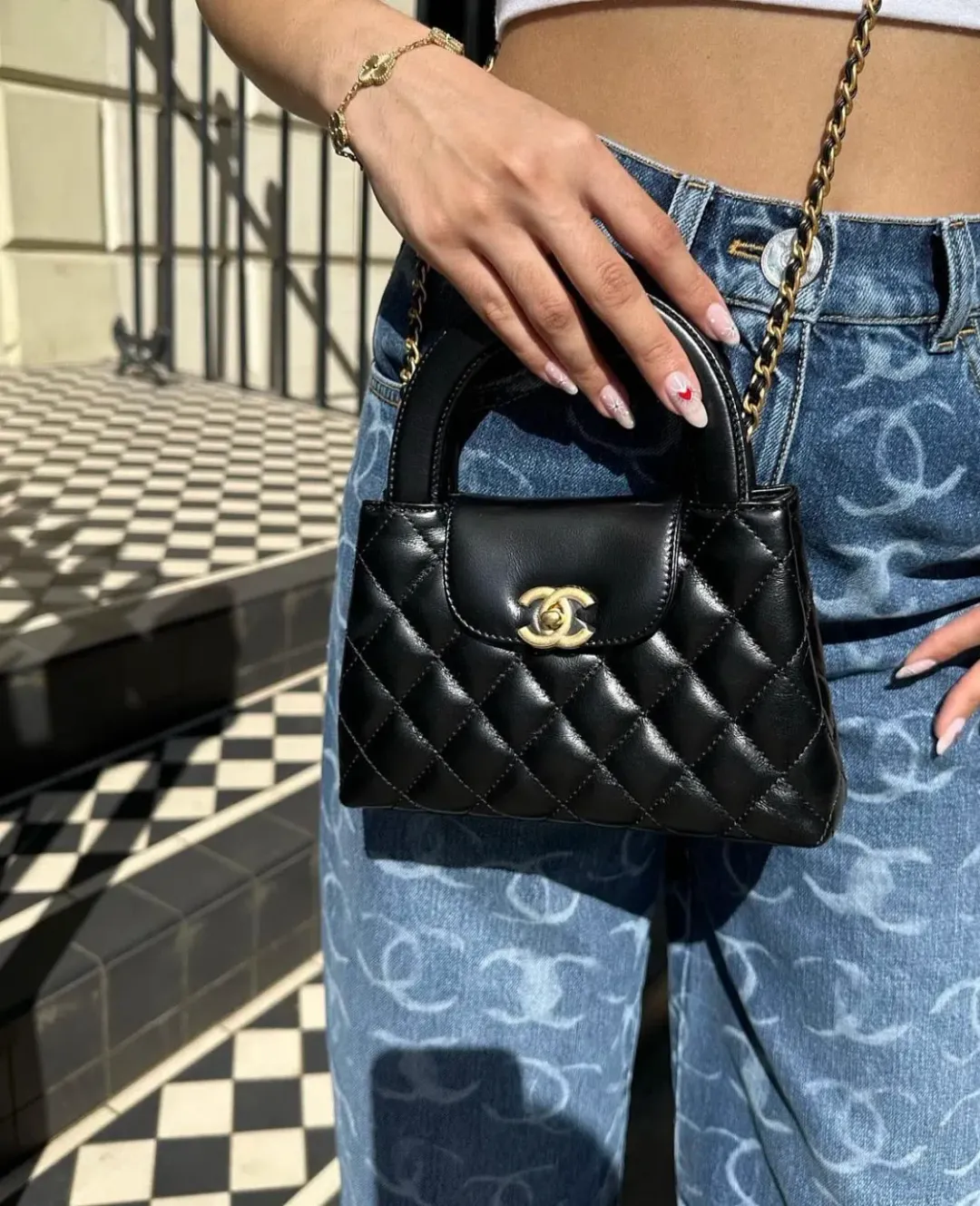 Chanel Kelly Mini Black for rent on The Volte - main image