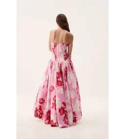 Aje Behold Maxi Dress in Pink Boldly Blooming Size 12 for rent on The Volte - image 6