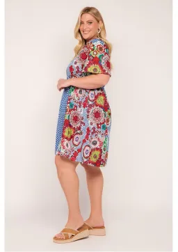 Adrift Iris Short Dress in Saleya Size L / AU 14 for rent on The Volte - image 4