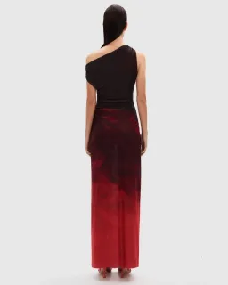 MISHA Nyra Mesh Gown in Venus Print Size 10/M for rent on The Volte - image 3