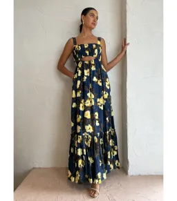 Acler Luddenham Maxi Dress Floral Posy Size US 6 / AU 10 for rent on The Volte - image 2
