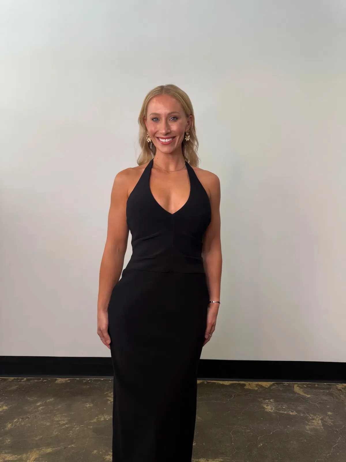Bec & Bridge Ariven Halter Maxi Dress in Black Size AU 12 for rent on The Volte - main image