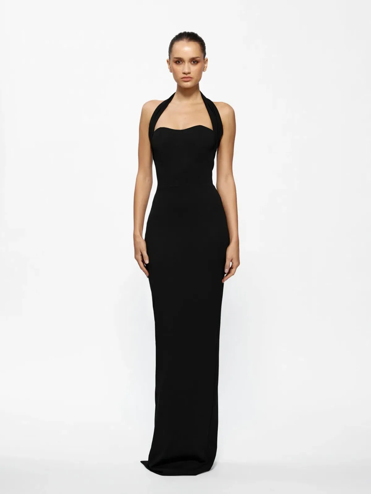 Effie Kats Marian Gown in Black Size 10 for rent on The Volte - main image