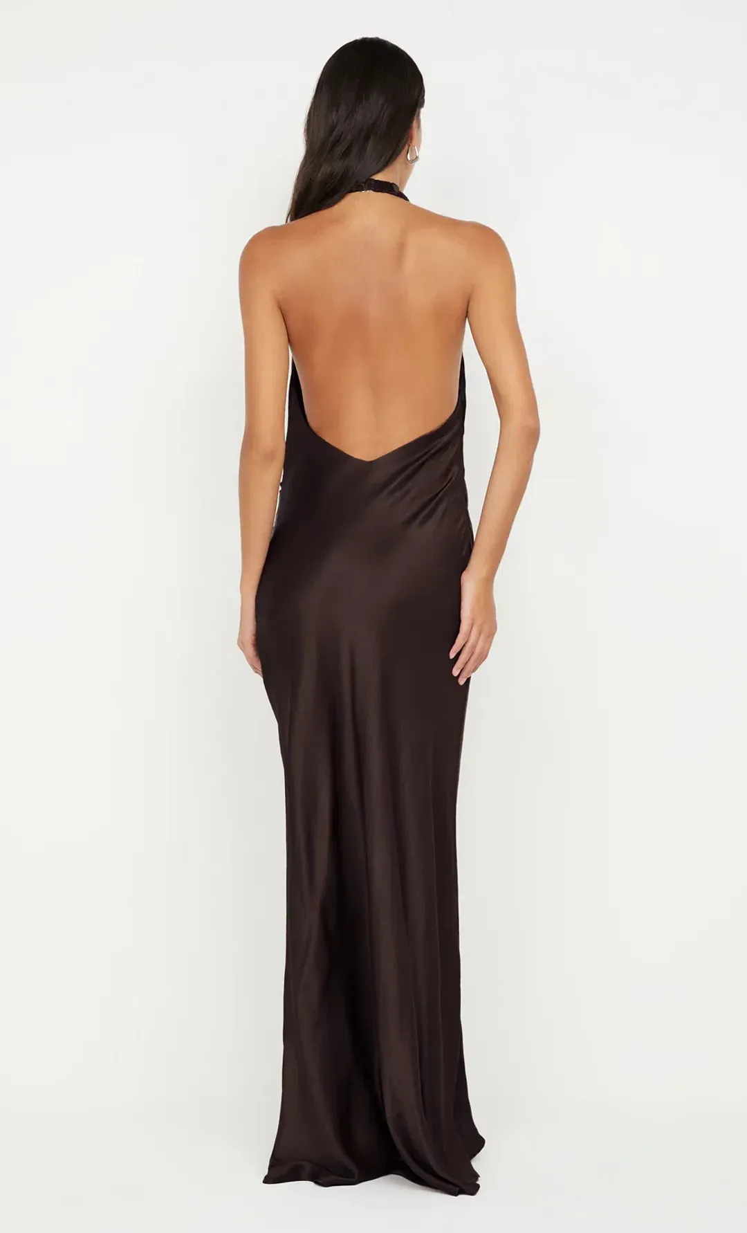 Bec & Bridge Elisia Wrap Maxi Dress  Dark Chocolate / Size 10 for rent on The Volte - main image