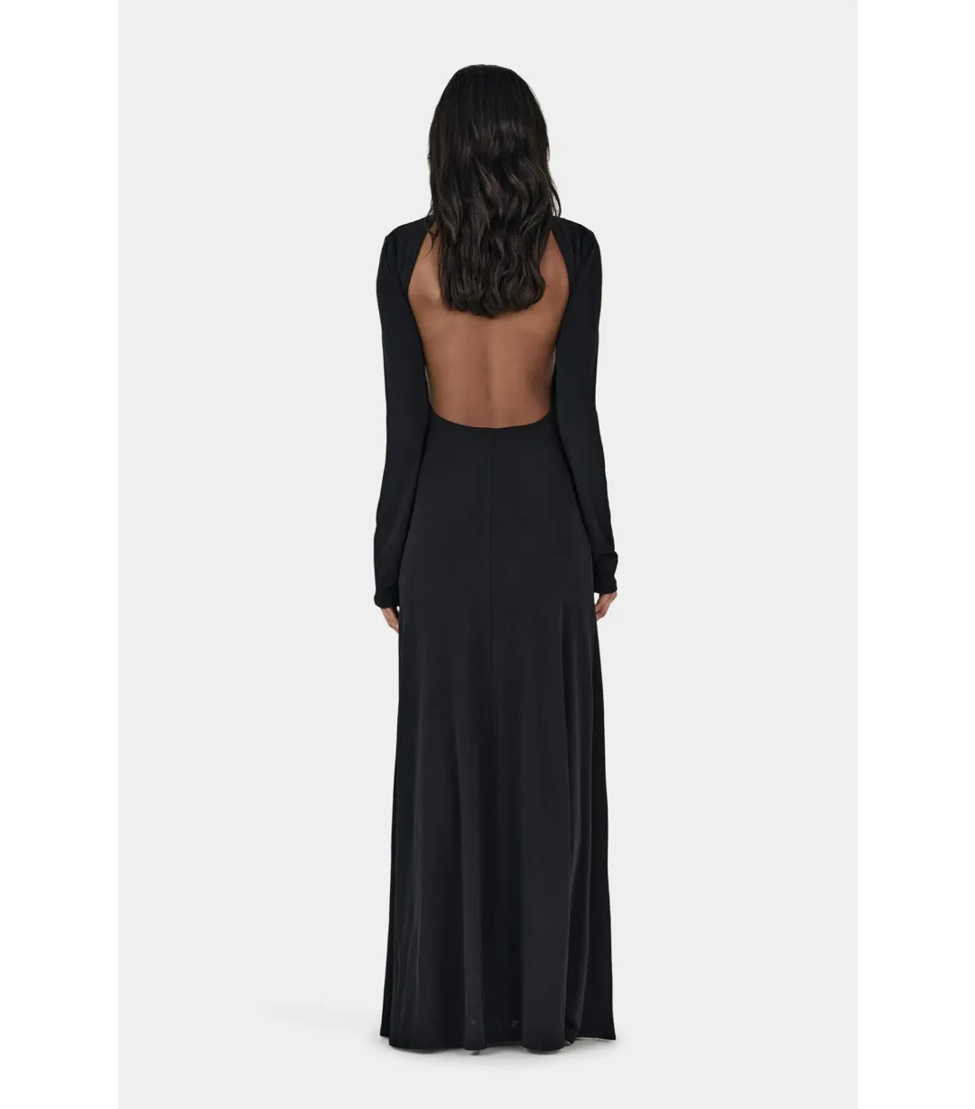 Hansen and Gretel Daphne Maxi Dress Black Size AU 10 for rent on The Volte - main image