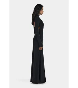 Hansen and Gretel Daphne Maxi Dress Black Size AU 10 for rent on The Volte - image 3