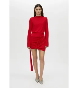 Camilla and Marc Paloma Mini Dress Scarlet Red Size AU 8 for rent on The Volte - image 1
