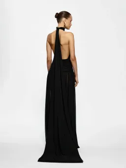 Effie Kats Verity Gown Black Size AU 6 for rent on The Volte - image 2