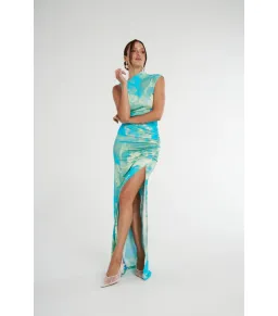 Summi Summi Valentina Maxi Dress Lemon Lumen Size AU 8 for rent on The Volte - image 4