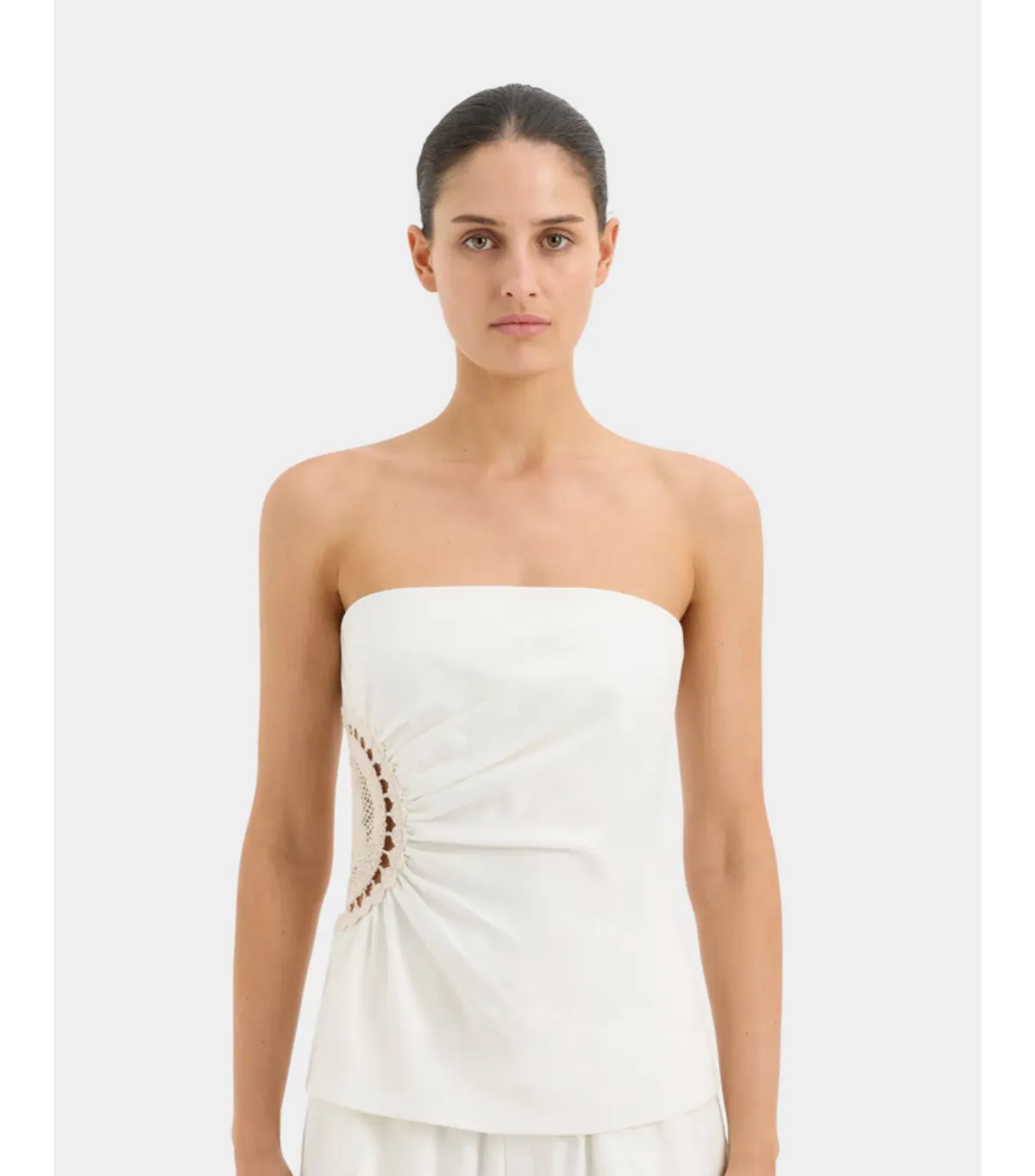 Sir the Label Atacama Bodice and Trouser Set in Natural Size AU 8 for rent on The Volte - main image