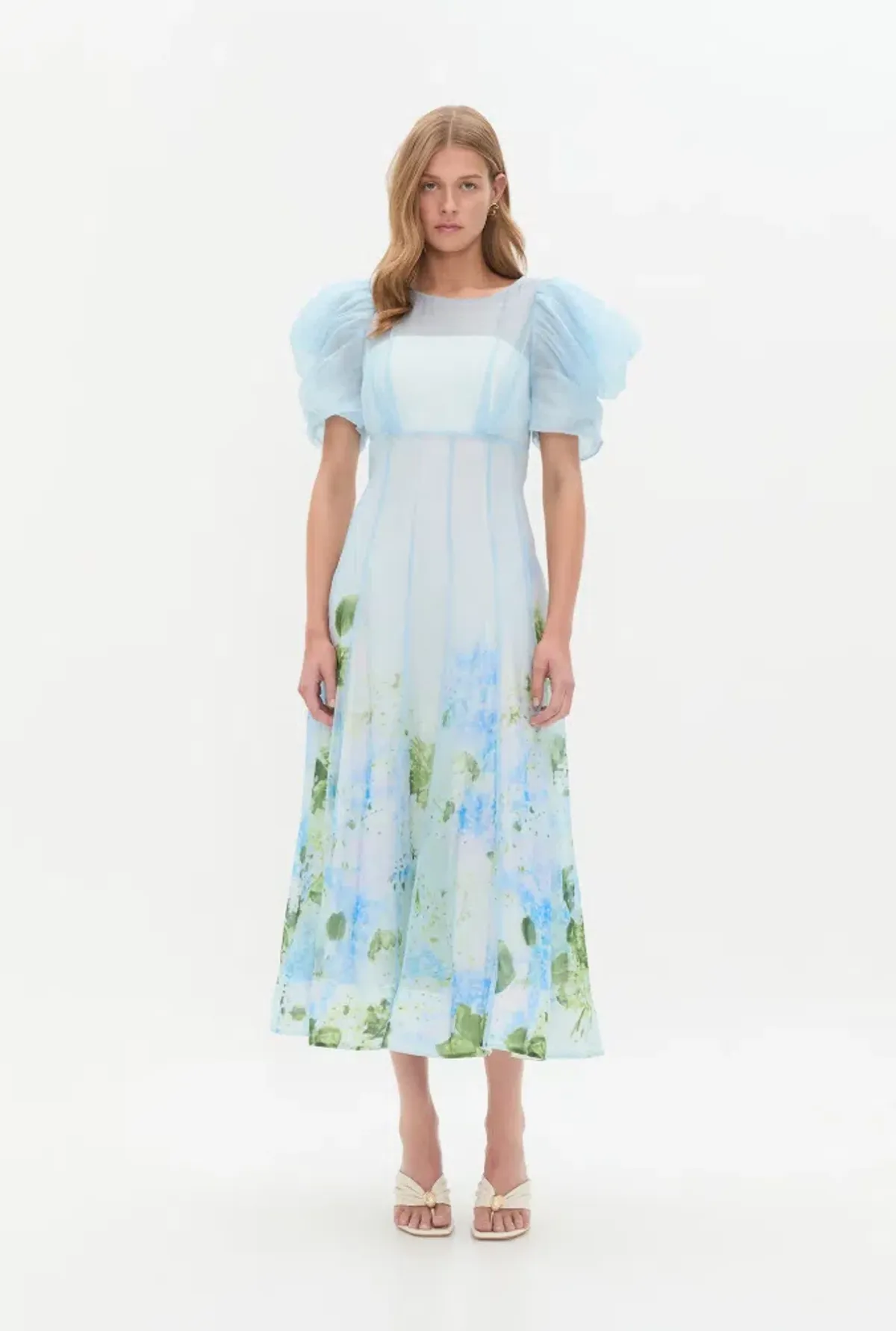 Aje Clementine Midi Dress Floral Size 10 for rent on The Volte - main image