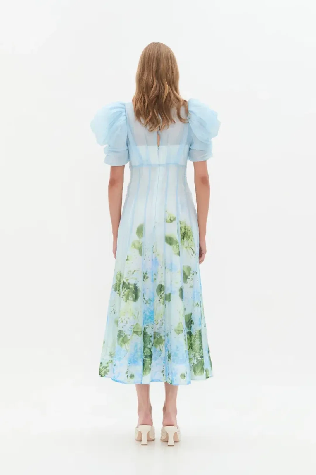 Aje Clementine Midi Dress Floral Size 10 for rent on The Volte - main image