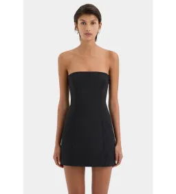 Sir the Label Sandrine Strapless Mini Dress Black Size 1 AU 8 for rent on The Volte - image 4