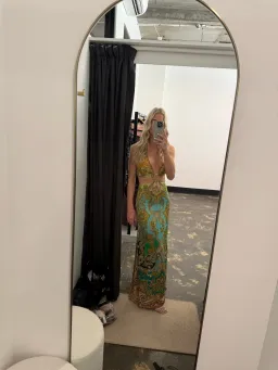 Alemais Clemenza Cut Out Midi Dress Size AU 10 for rent on The Volte - image 4