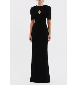 Rebecca Vallance Cameron Full Length Gown in Black Size AU 10 for rent on The Volte - image 1