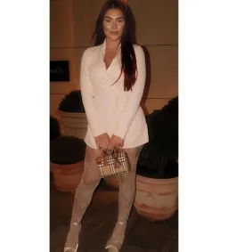 Kookai Ribbon Playsuit Blush Size AU 8 for rent on The Volte - image 3