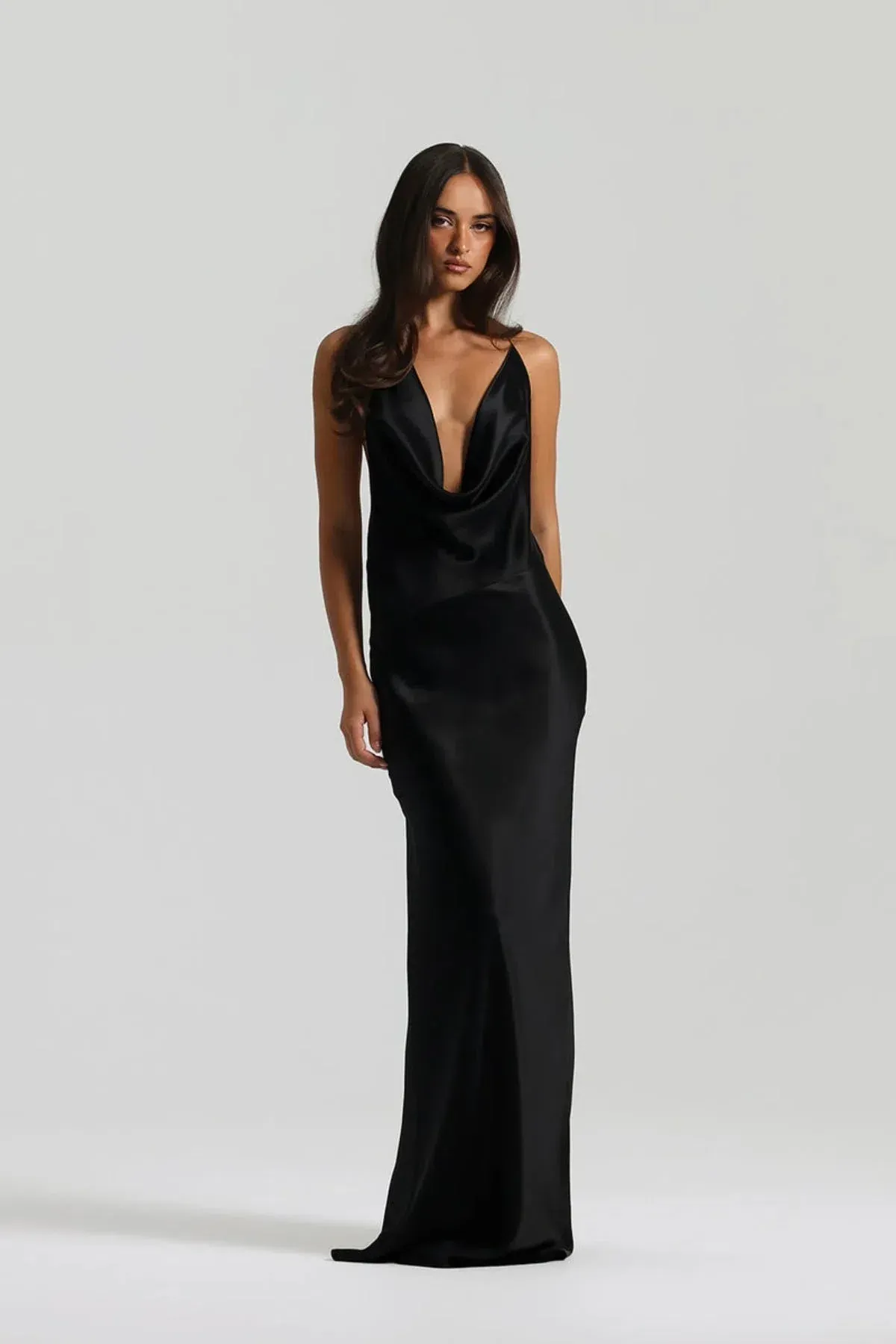 Natalie Rolt Black Gabi Gown , Black Size 6 for rent on The Volte - main image