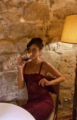 Arcina Ori Margot Maxi Dress in Red Wine Size AU 8 for rent on The Volte - image 8