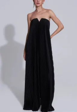 L'Idee Black Tie Gown Dress Noir Black Size 8 for rent on The Volte - image 2