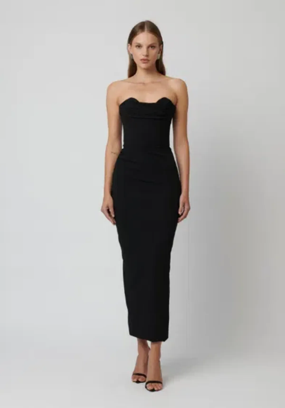 Effie Kats Rozela Maxi Dress in Black Size XS/ AU 6 for rent on The Volte - main image